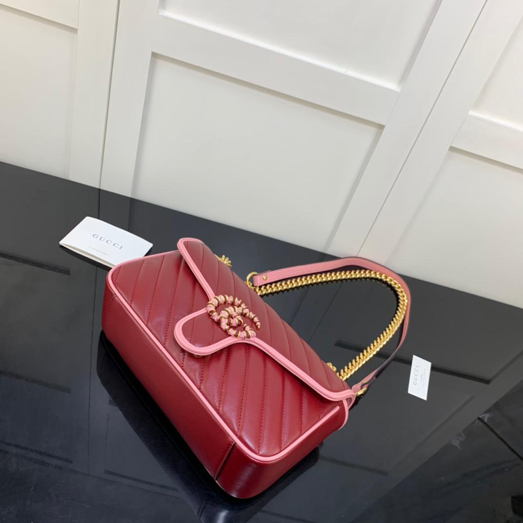 Marmont Petit Sac Chevron (2 Couleurs)