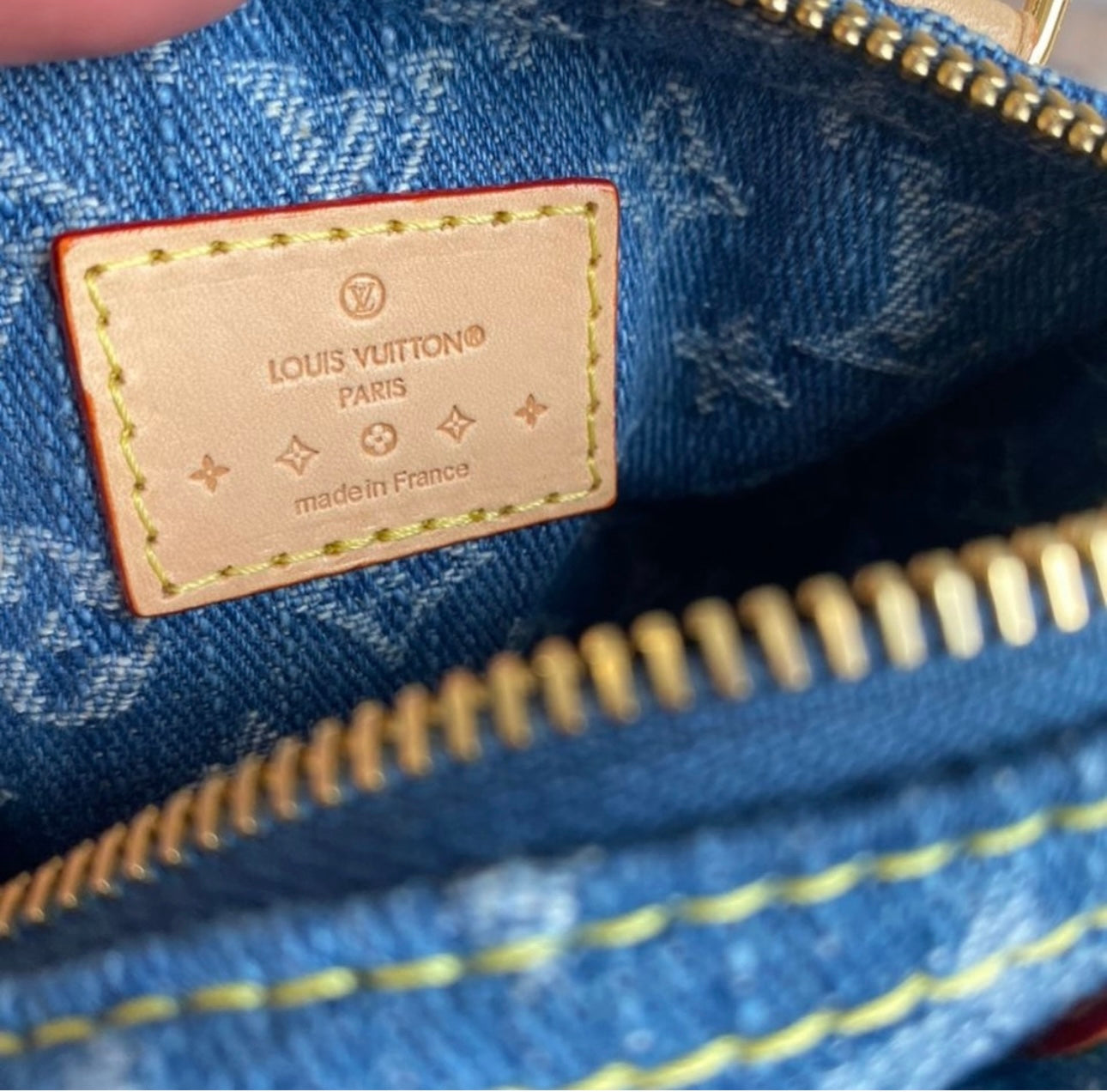 Nano Speedy Monogram Denim