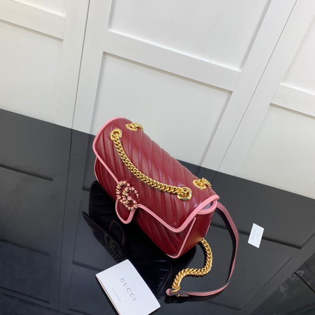 Marmont Petit Sac Chevron (2 Couleurs)