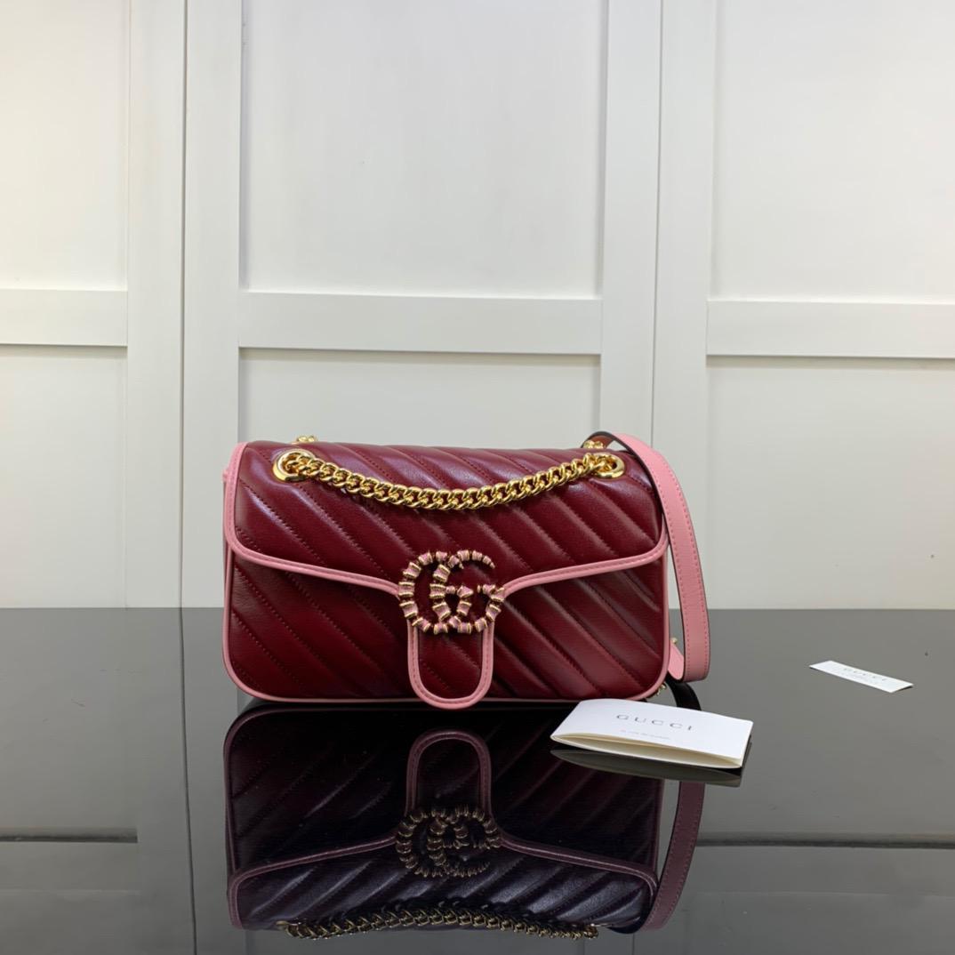 Marmont Petit Sac Chevron (2 Couleurs)