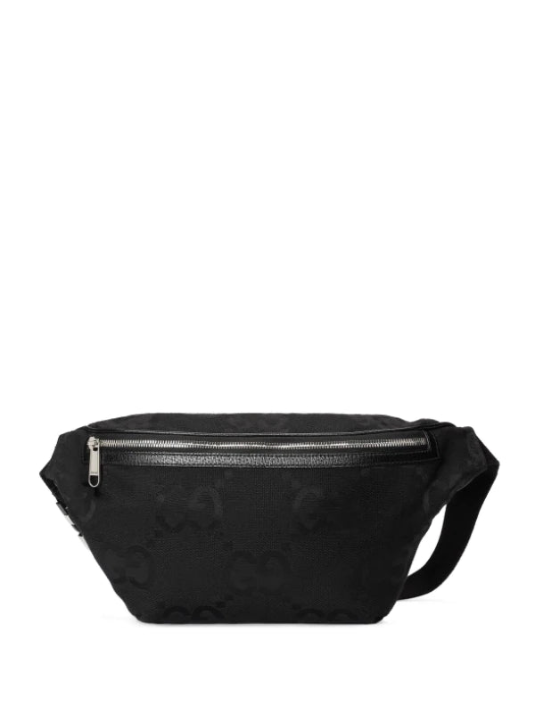 GG Black Jumbo Belt bag