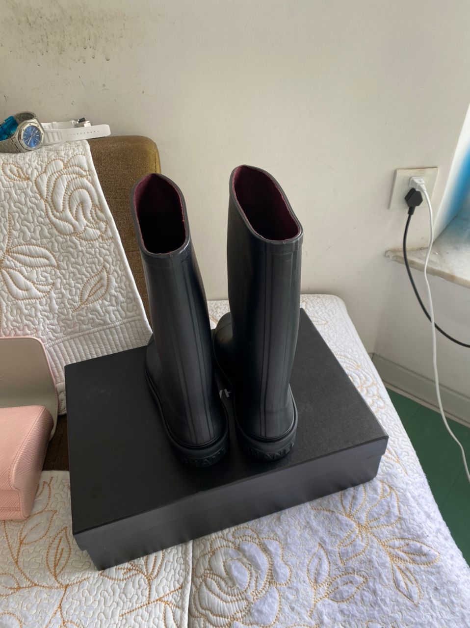 Coco Rain Boots Femme Sz 9 (Prêt à expédier)