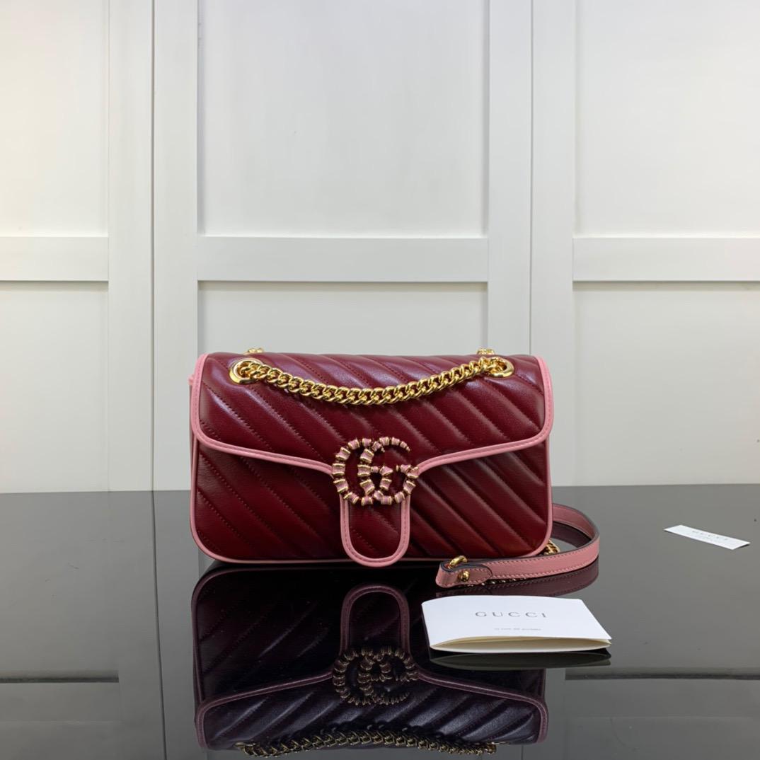 Marmont Petit Sac Chevron (2 Couleurs)