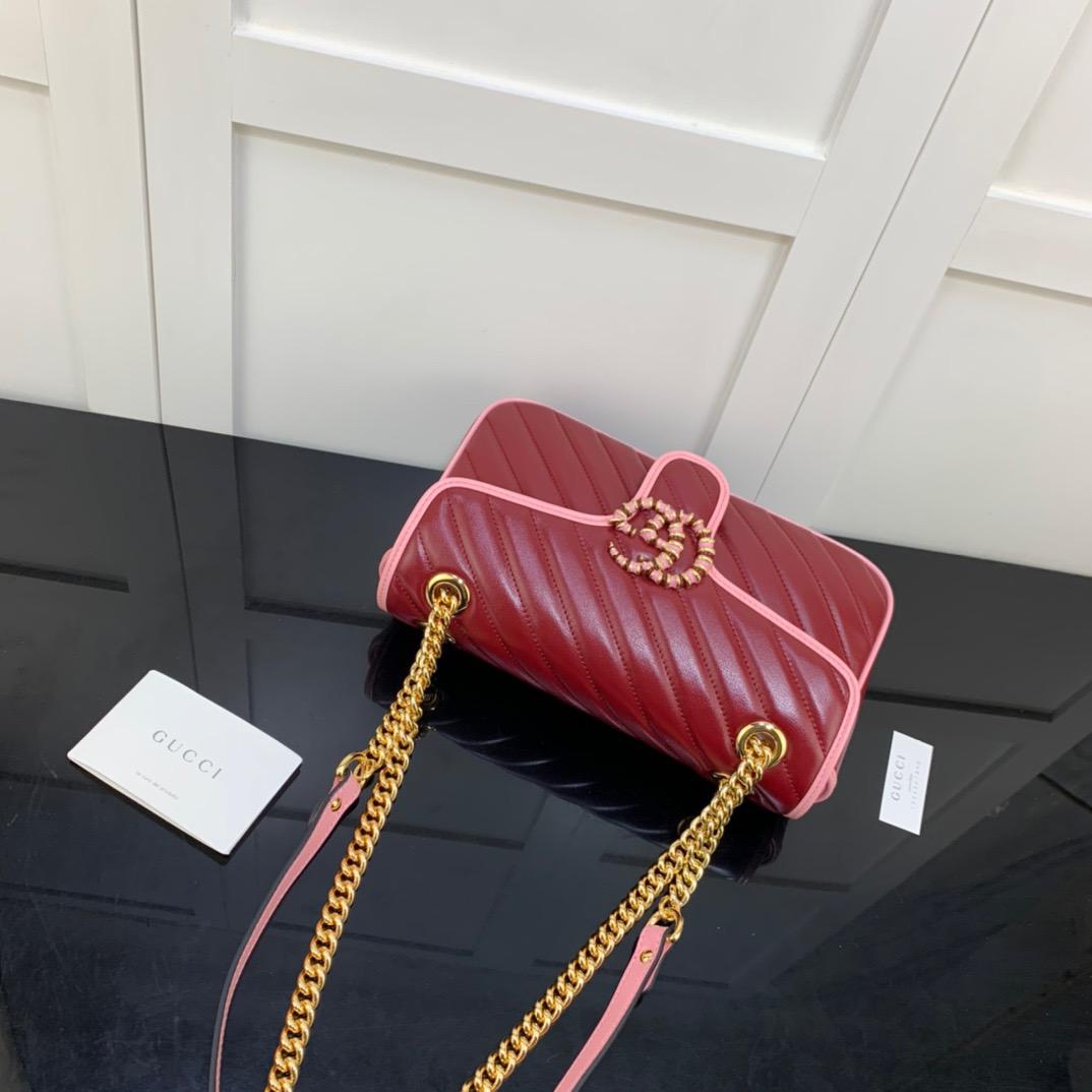 Marmont Petit Sac Chevron (2 Couleurs)