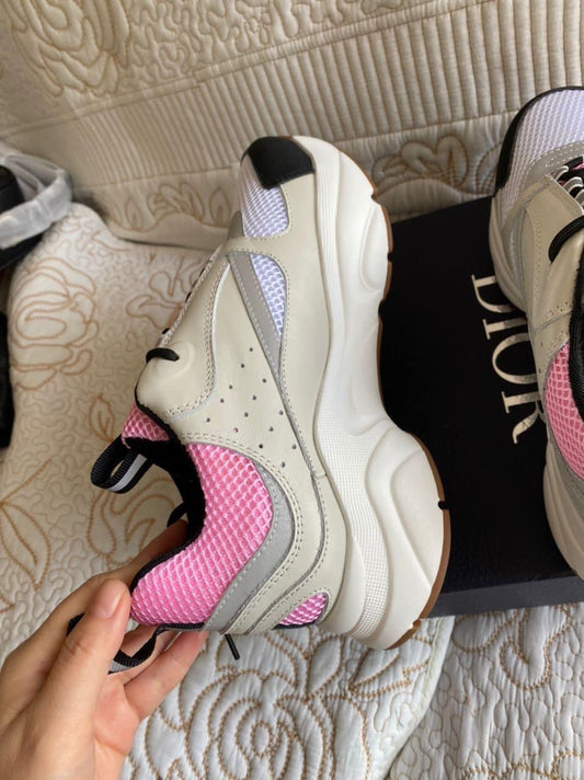 White/Pink B22 Dior Sneaker