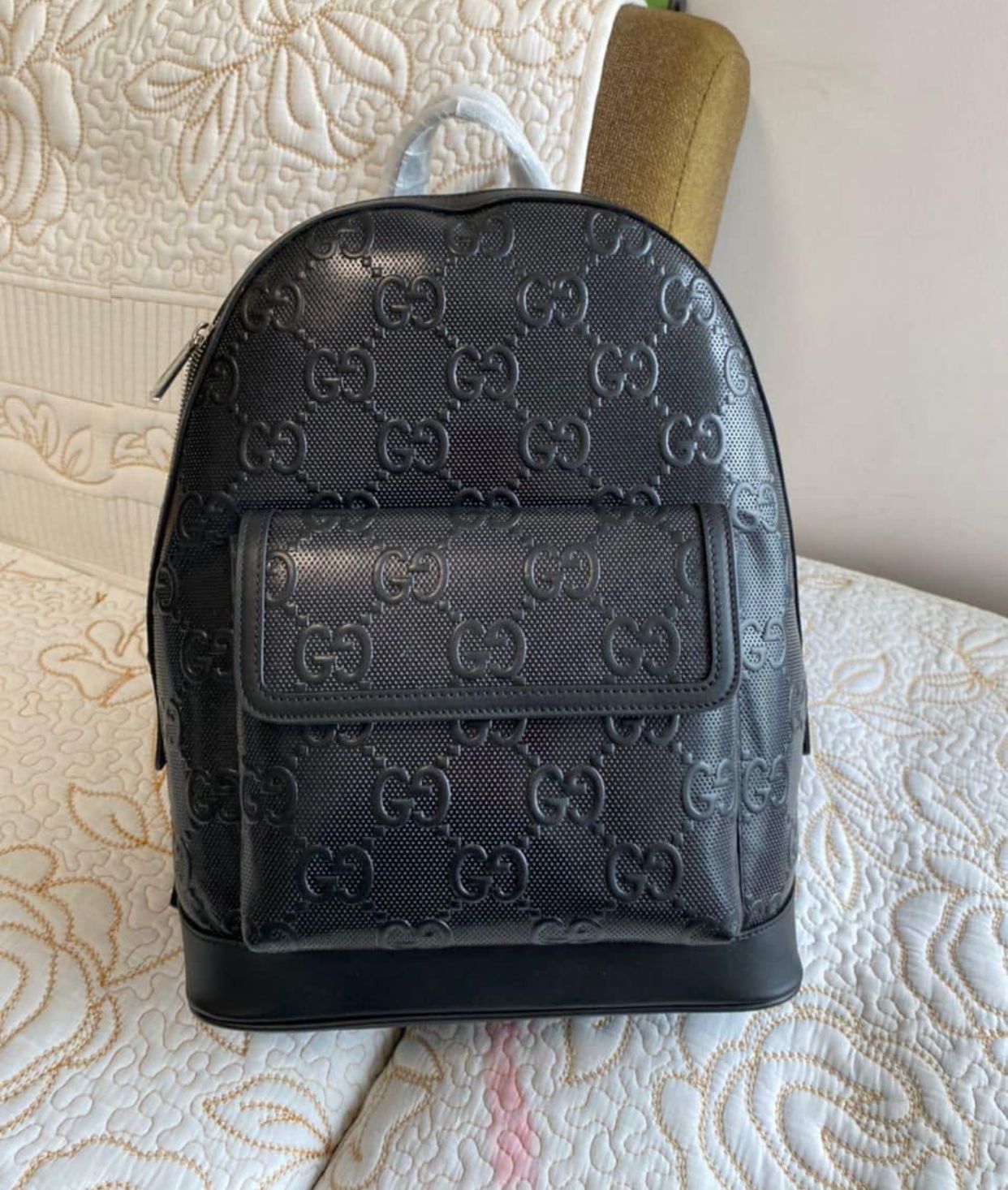 GG Embossed Backpack