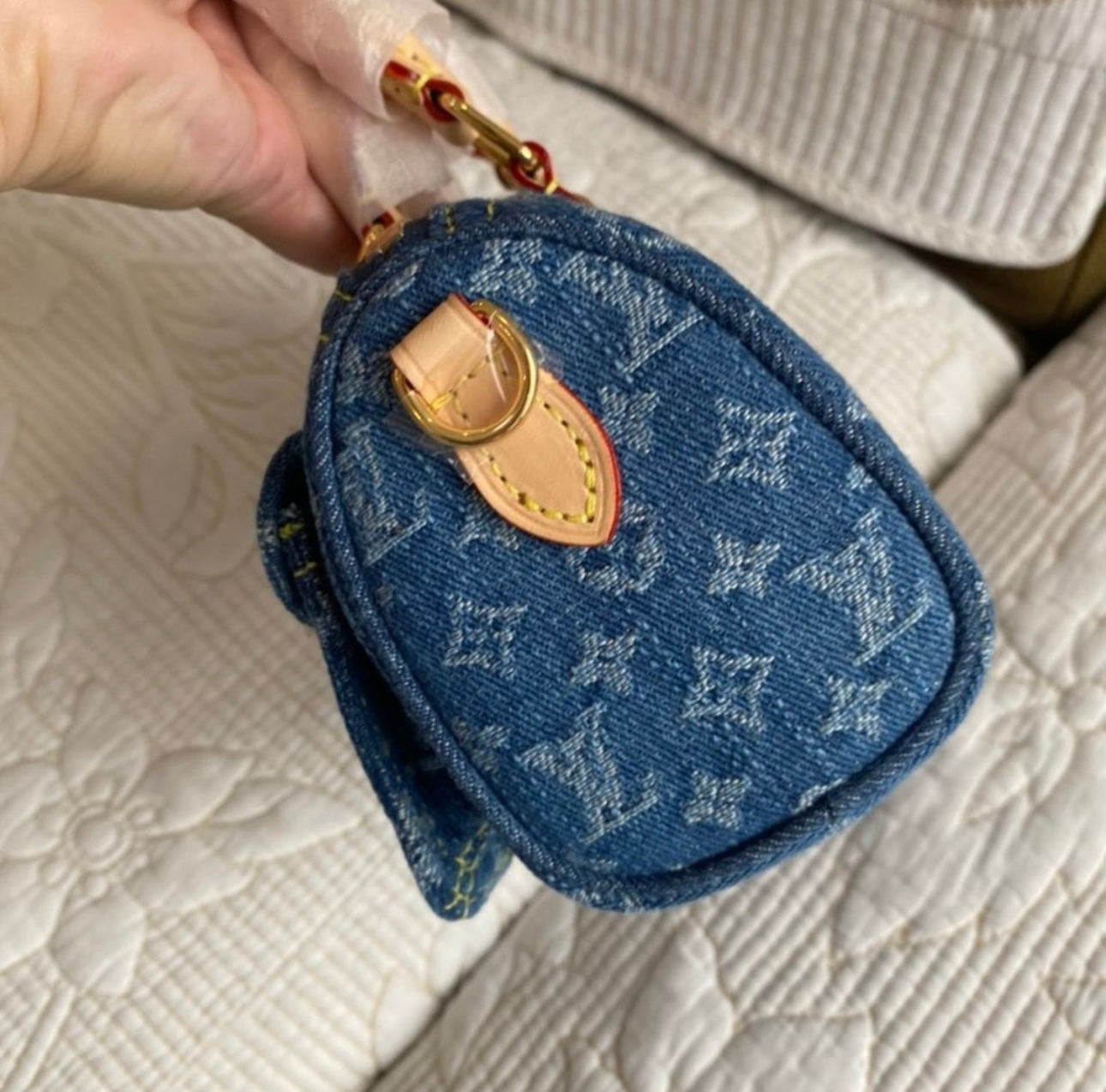 Nano Speedy Monogram Denim