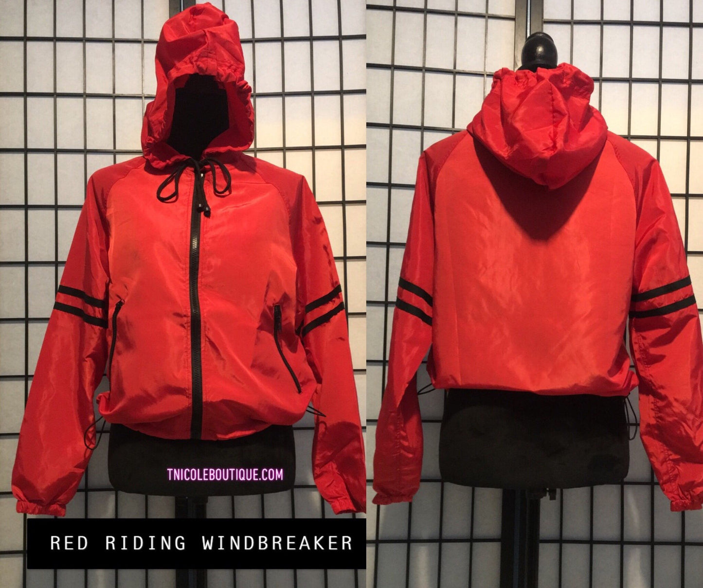 Red Riding Windbreaker