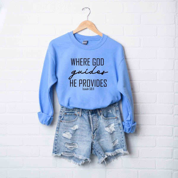 God Provides Sweatshirt