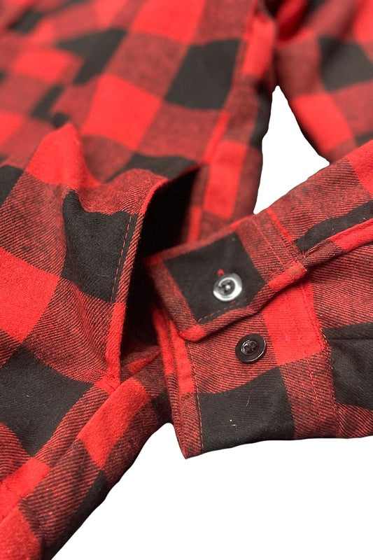 Mens Quilted Flannel