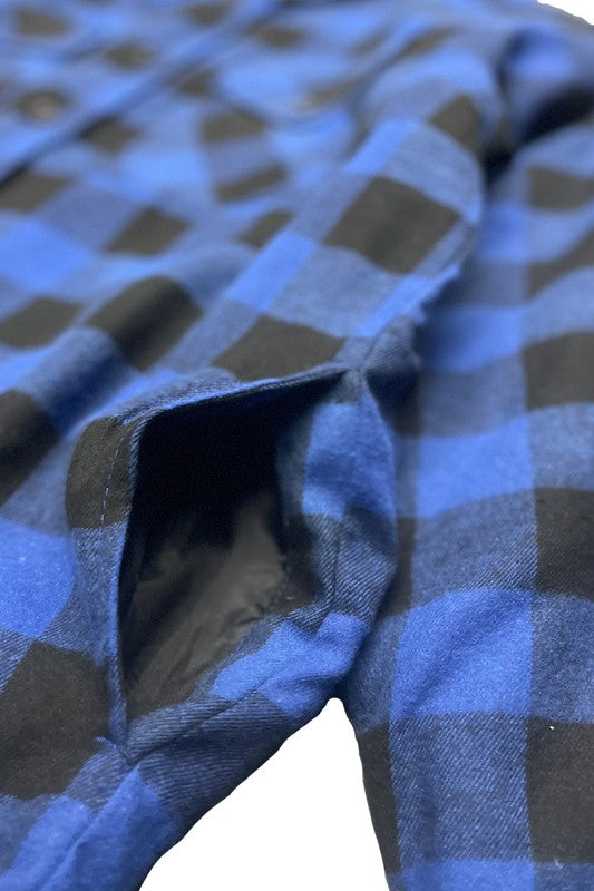 Mens Quilted Flannel
