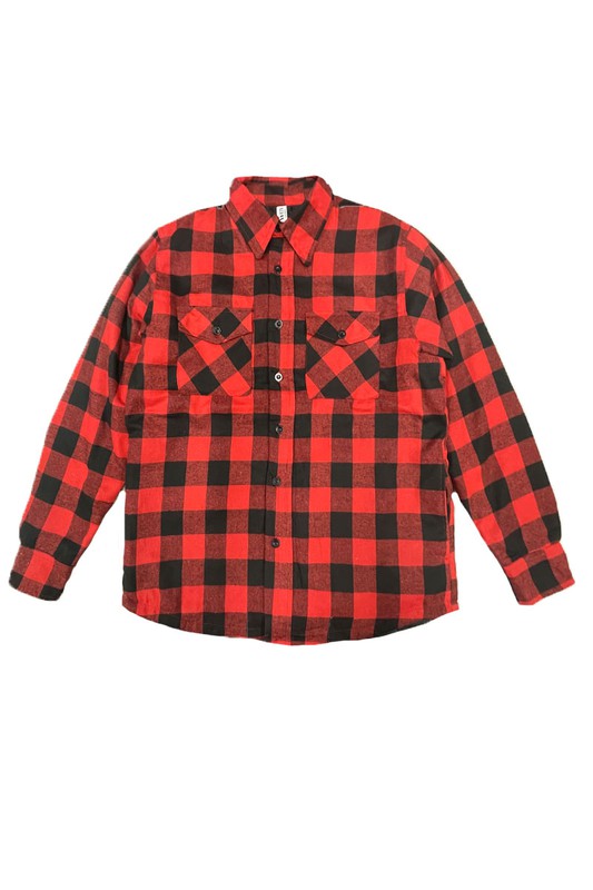 Mens Quilted Flannel