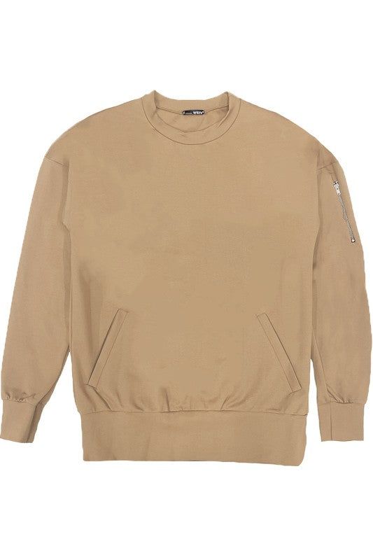 Sweat-shirt zippé pour hommes
