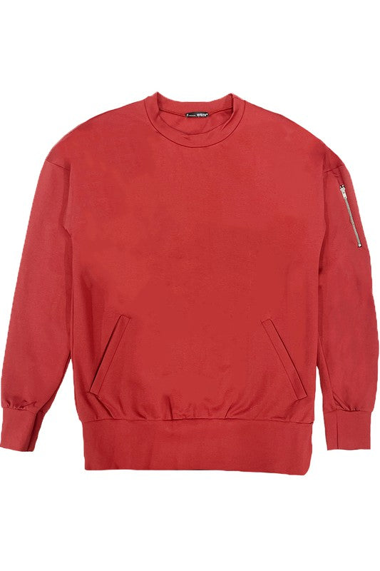 Sweat-shirt zippé pour hommes