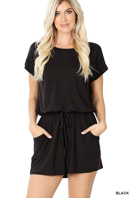 ROMPER WITH POCKETS (3 Colors)
