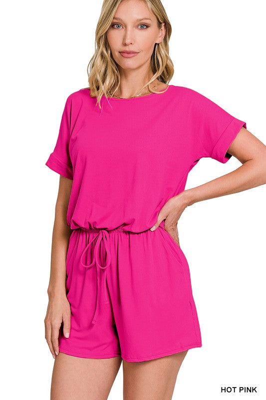 ROMPER WITH POCKETS (3 Colors)