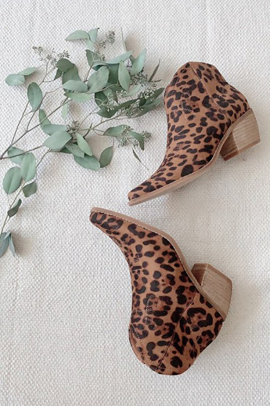 Botines de leopardo