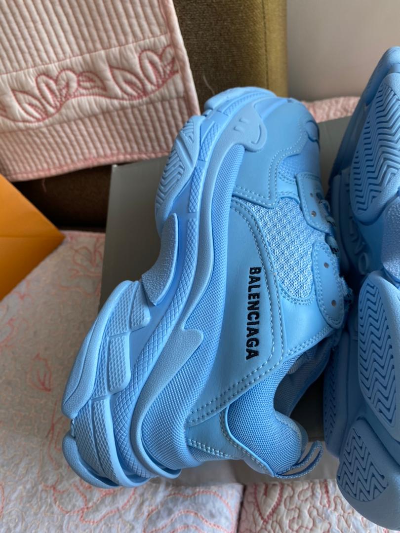 Light Blue BB Triple S Sneaker