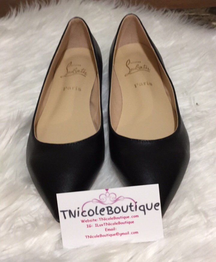 Matte Black Christian Flats