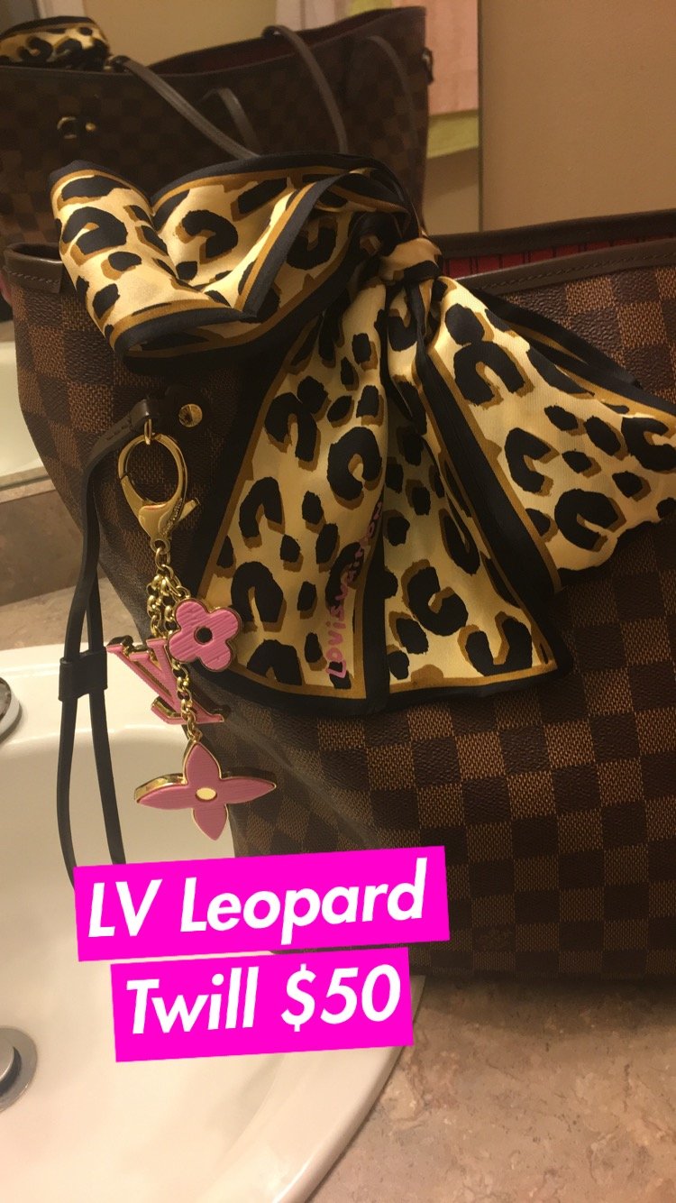 LV Leopard Twill