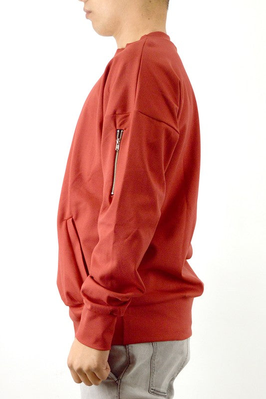 Sweat-shirt zippé pour hommes