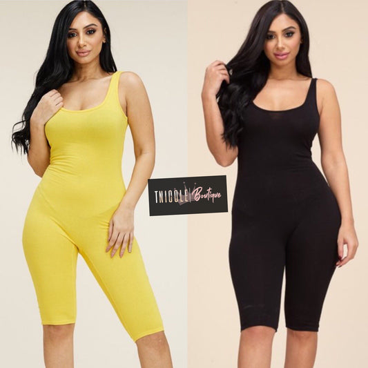 Bodied Knee Jumpsuit (Multiple Colors)