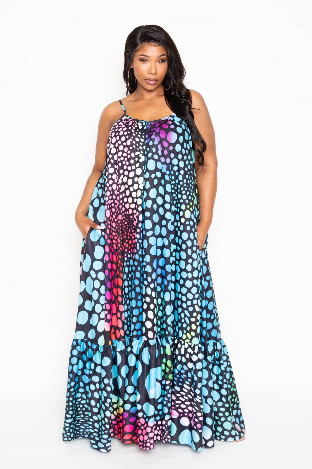 FREE FLOW PRINTED Maxi Dress