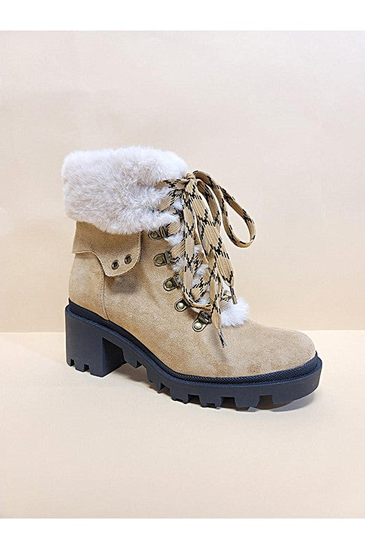 Bottines en fourrure (plus de couleurs)