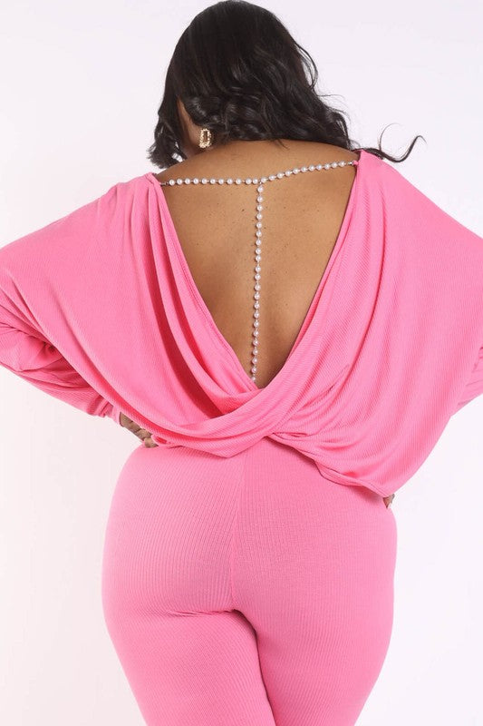 Open Back Pearl Set