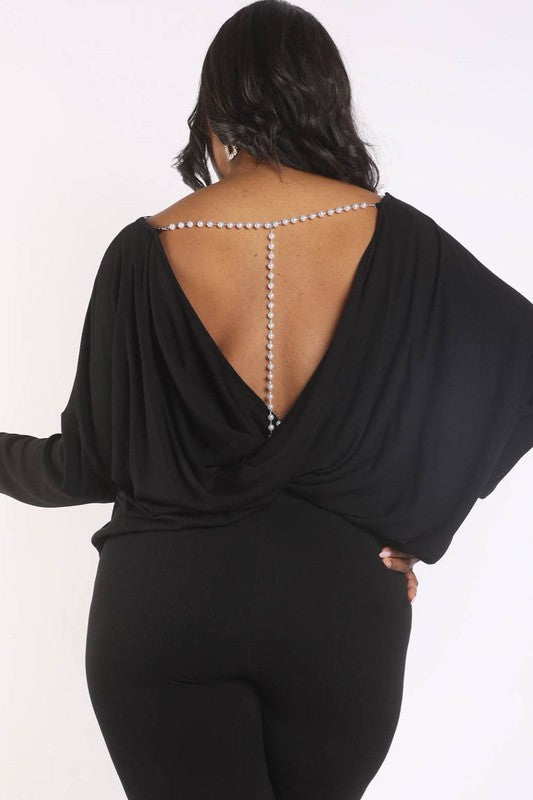 Open Back Pearl Set