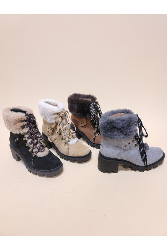 Bottines en fourrure (plus de couleurs)