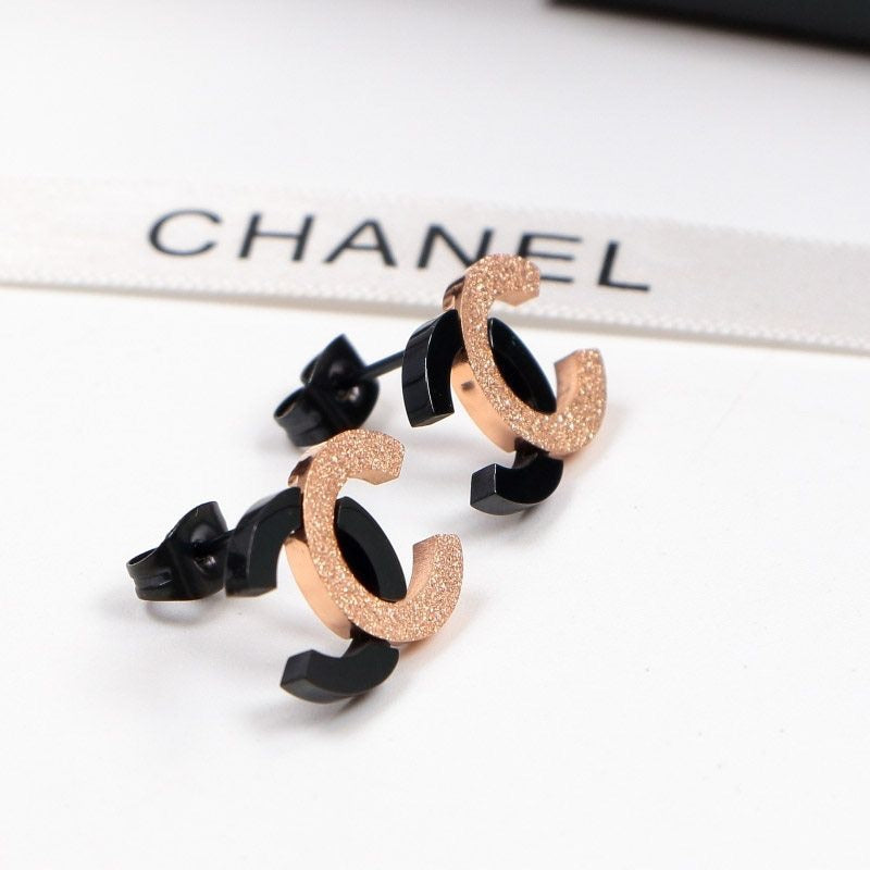 Pendientes Coco Oro + Negro