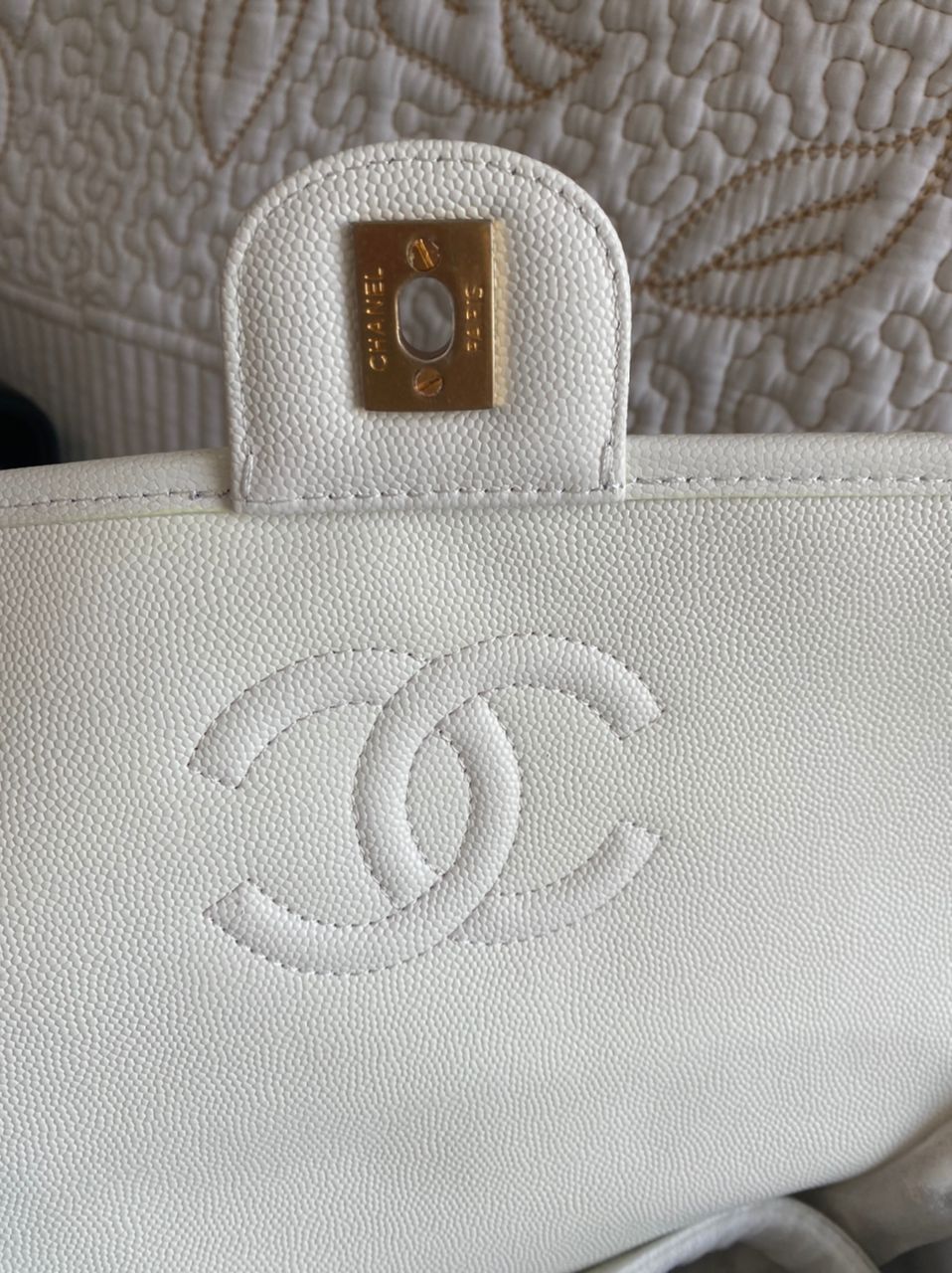 Sac à poignée supérieure blanc Cavier Coco
