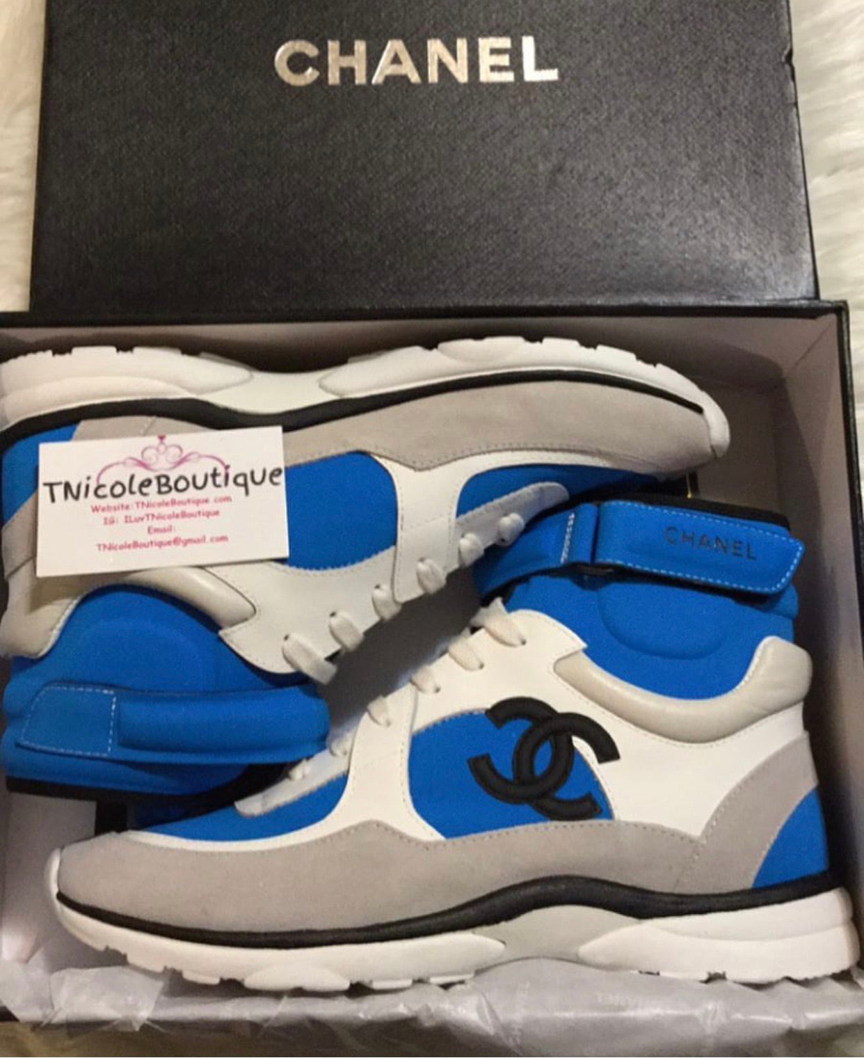 Blue Coco Hi-Top Sneaker