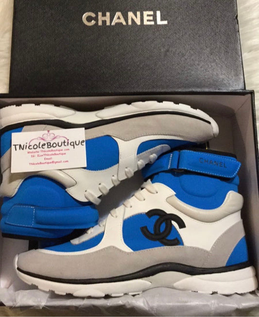 Blue Coco Hi-Top Sneaker