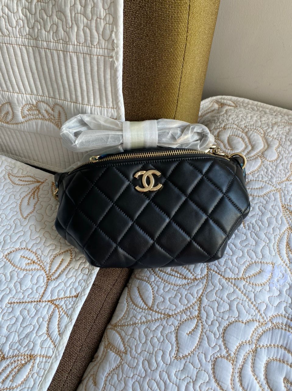 Sac banane Coco en cuir d'agneau