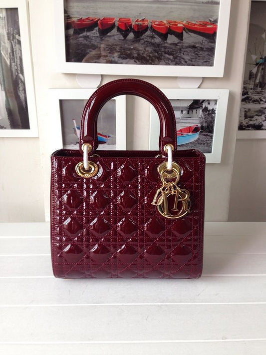 Lady Dior-Bourgogne (2 Tailles)