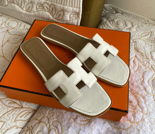 White Oran Sandals
