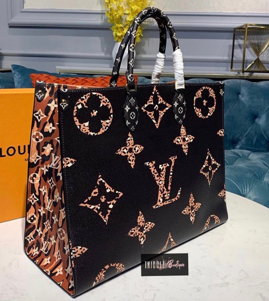 Noir + Marron GO TOTE
