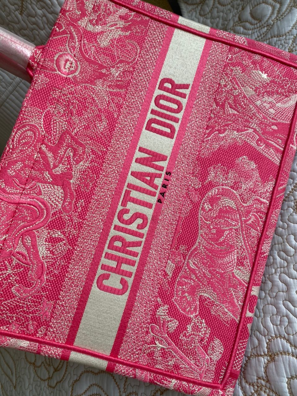 Fourre-tout rose moyen
