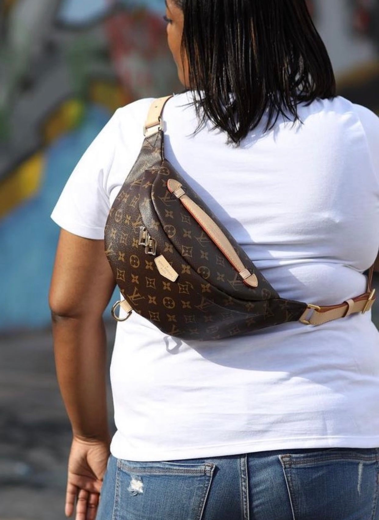 Sac banane monogramme