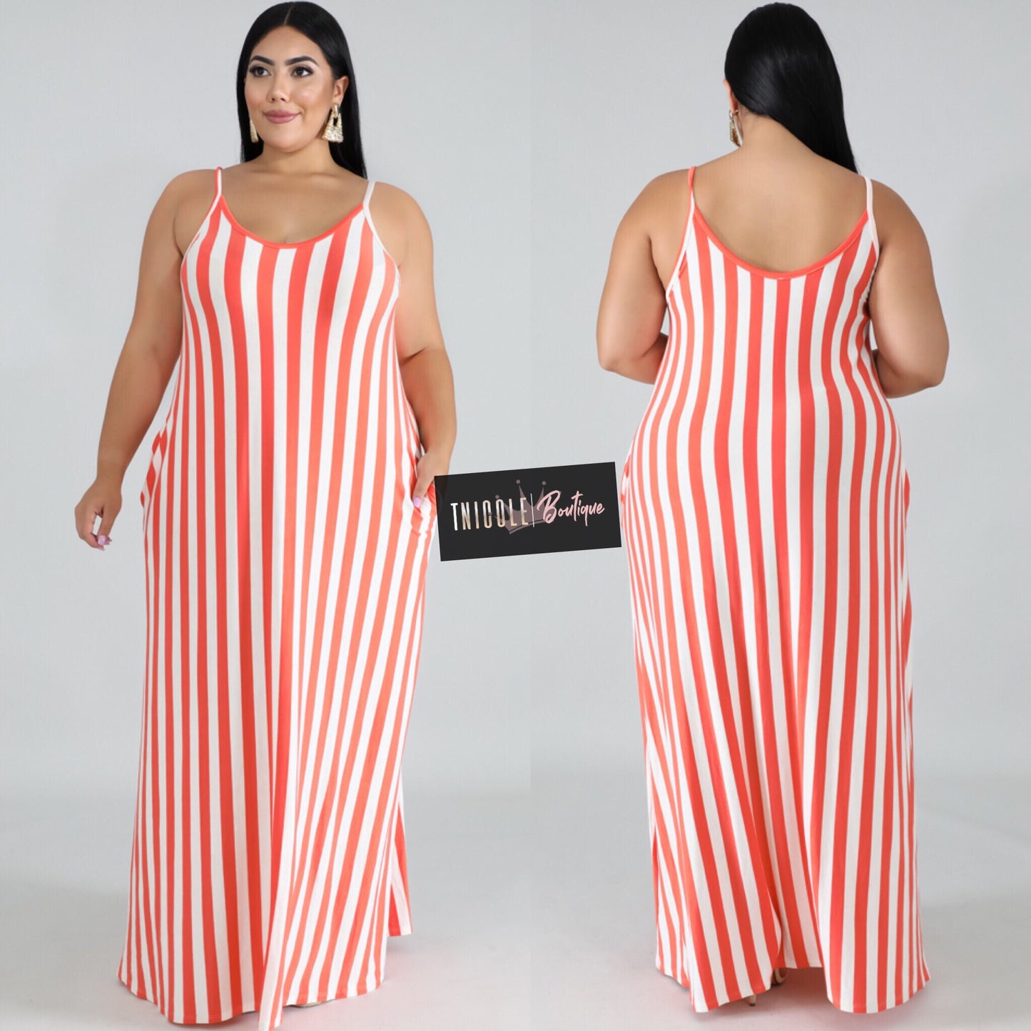 Maxi rayas coral