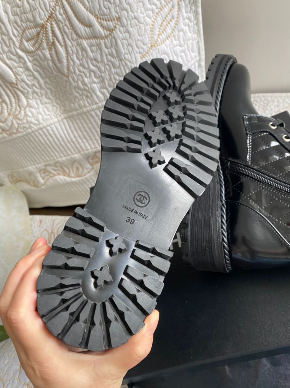 Botte matelassée Coco