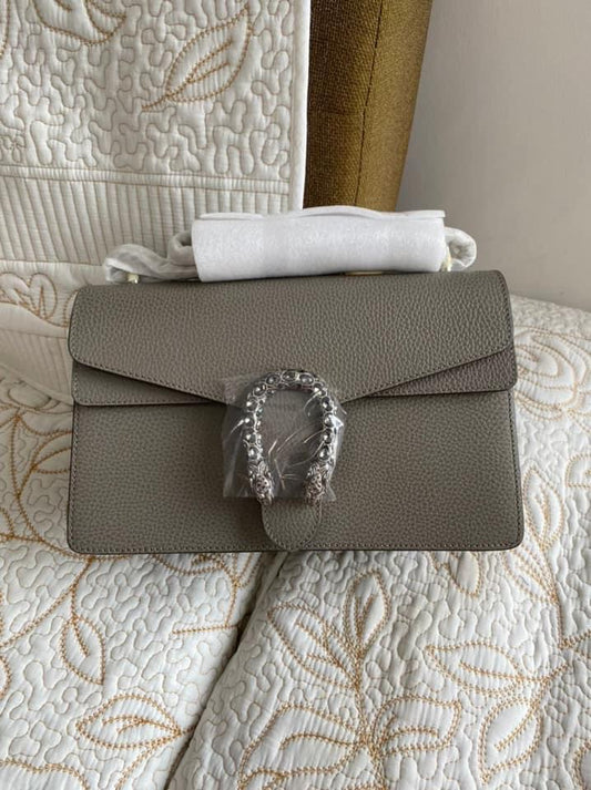 Sac super mini Dionysus en cuir gris