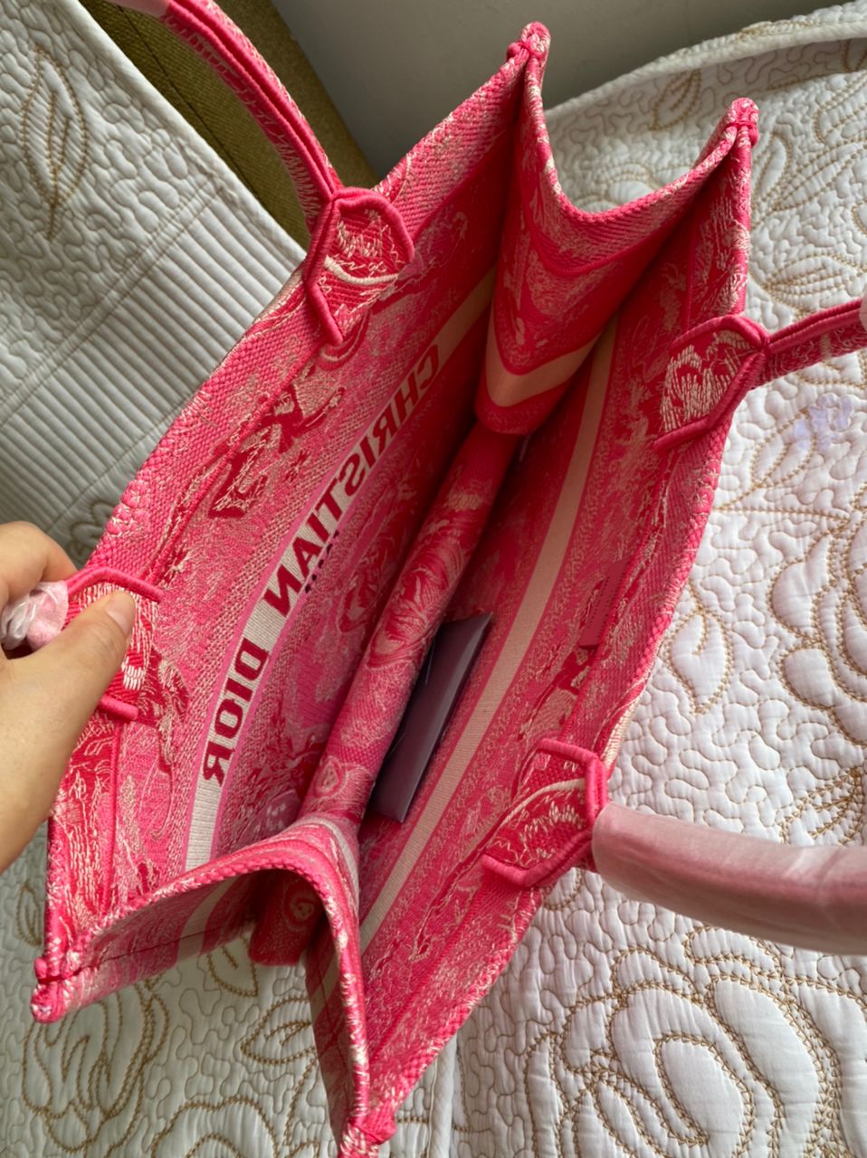 Fourre-tout rose moyen