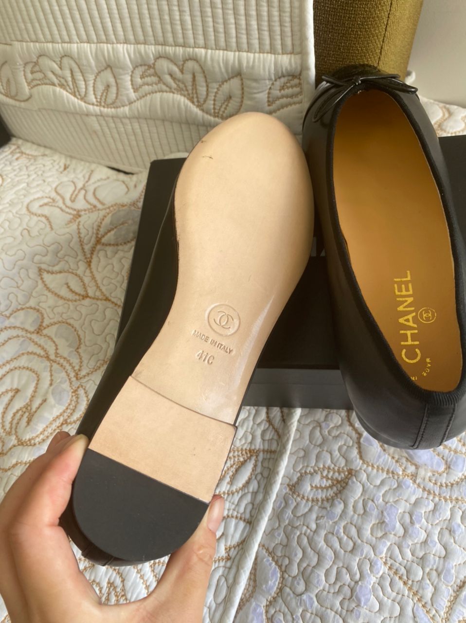 Ballerines Coco en cuir d'agneau