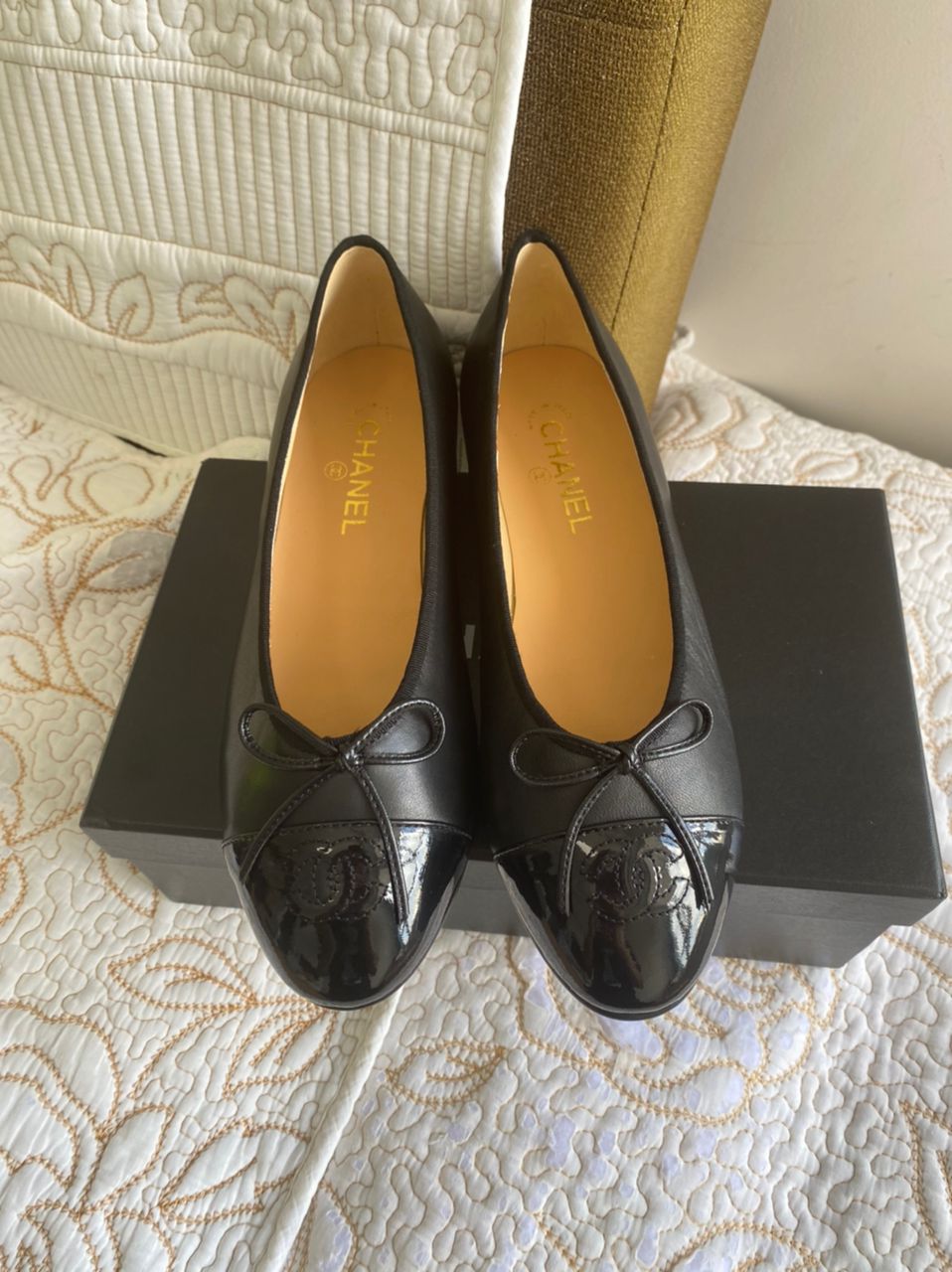 Ballerines Coco en cuir d'agneau
