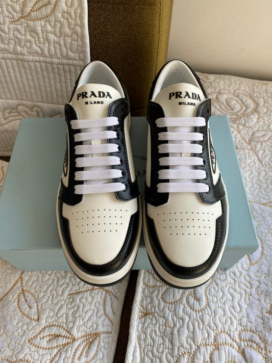 Prax Logo Re-Nylon Low-Top Sneakers