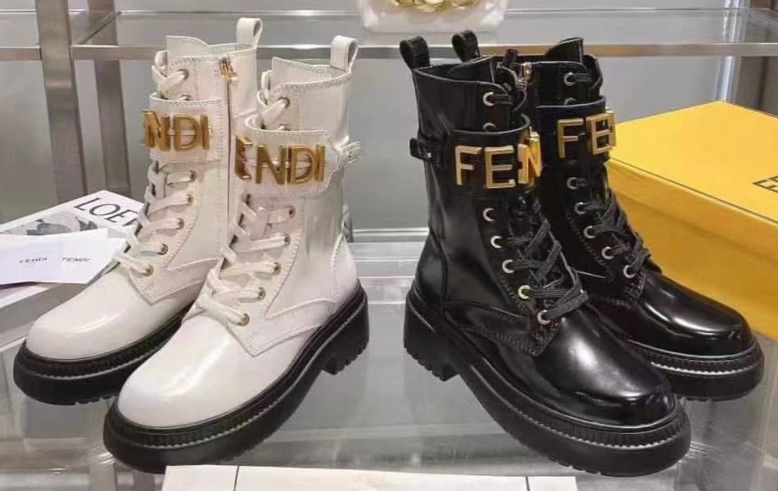 Bottes de motard en cuir FF (2 couleurs)
