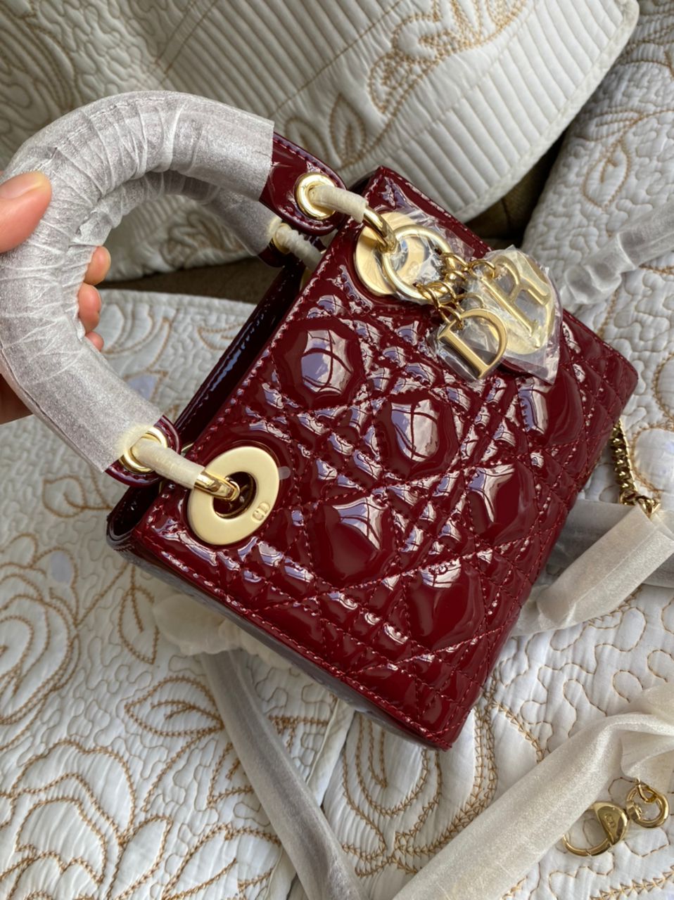 Lady Dior-Bourgogne (2 Tailles)